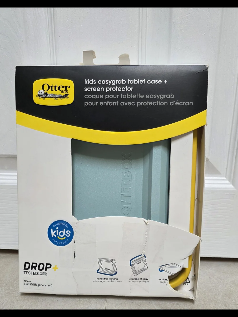 Otterbox Case for iPad 10th generation  EasyGrab Series  Never Blue
